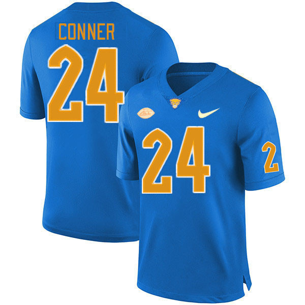 Pitt Panthers #24 James Conner College Football Jerseys Stitched Sale-Royal